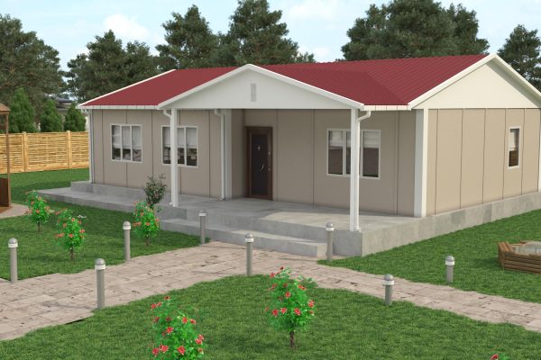 103m² Tek Katlı Prefabrik Konut