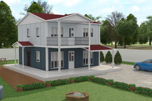149m² Çift Katlı Prefabrik Konut